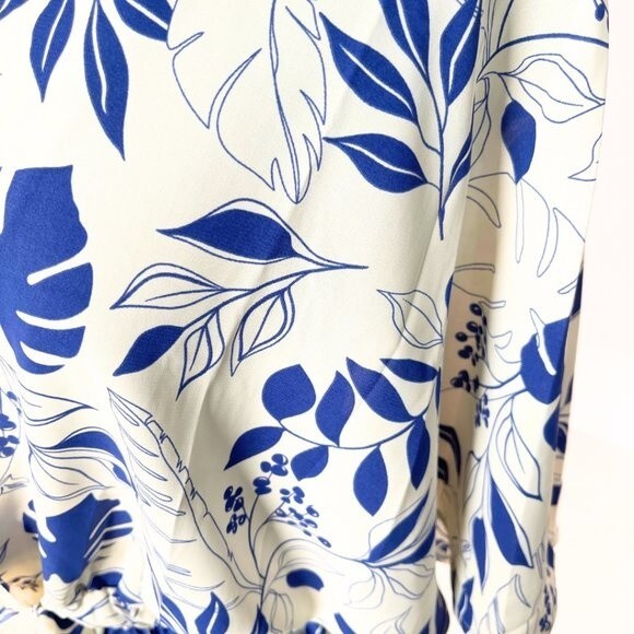 Sweet Rain| Women's Hawaiian Print Top| Dolman Sleeve Blouse Size M - Picture 4 of 10